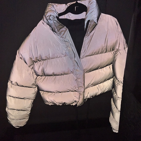 PLT grey reflective jacket size 4. NWT - Picture 3 of 4